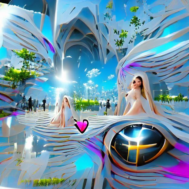 Angelic Choir Singing in Heaven