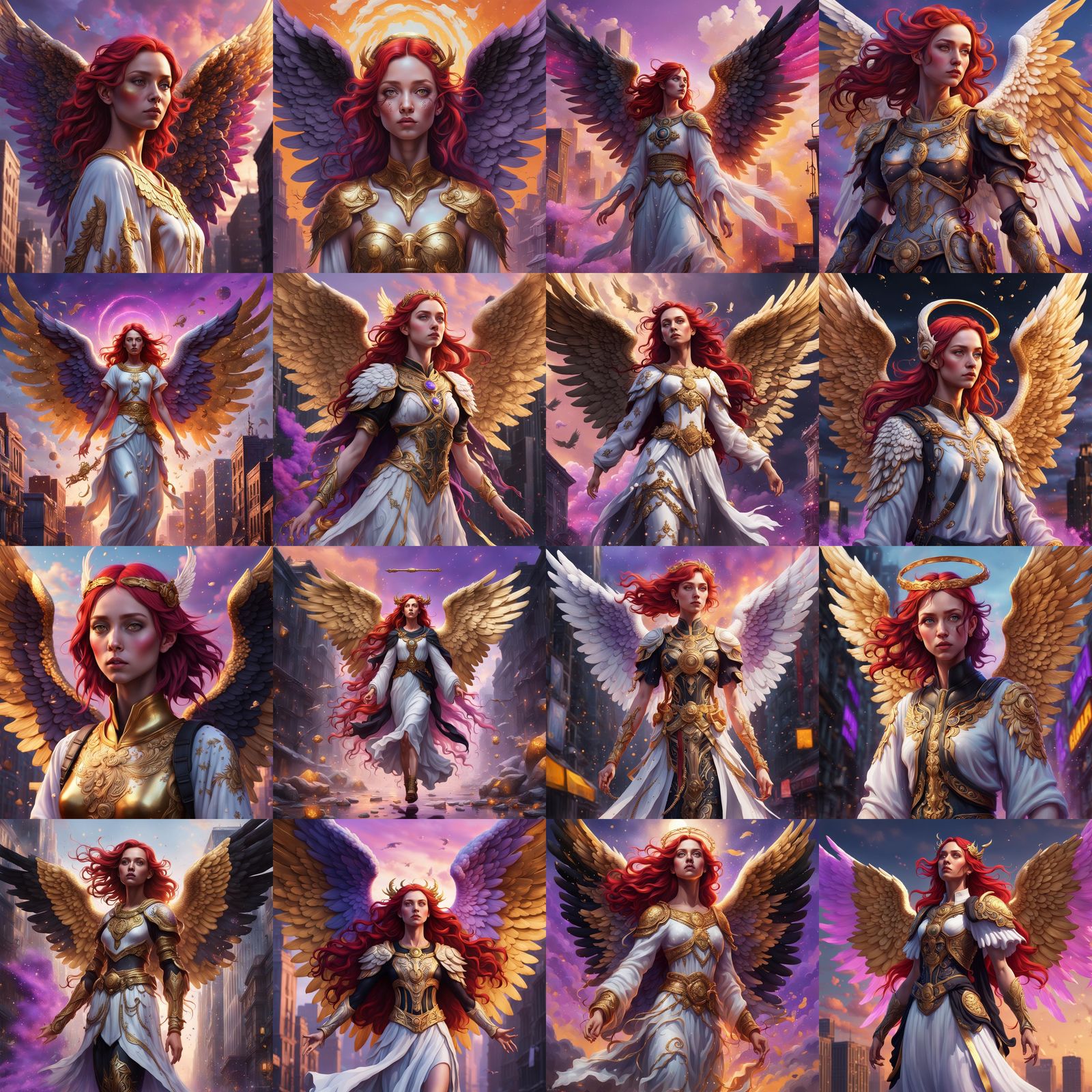 Biblically Accurate Angel in Graffiti Art Style