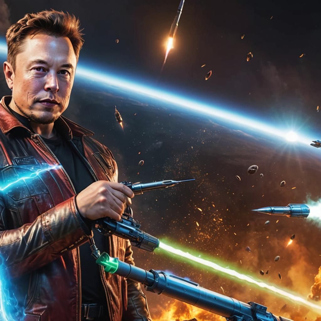 Elon Musk: Rocketman in Detailed Matte Painting