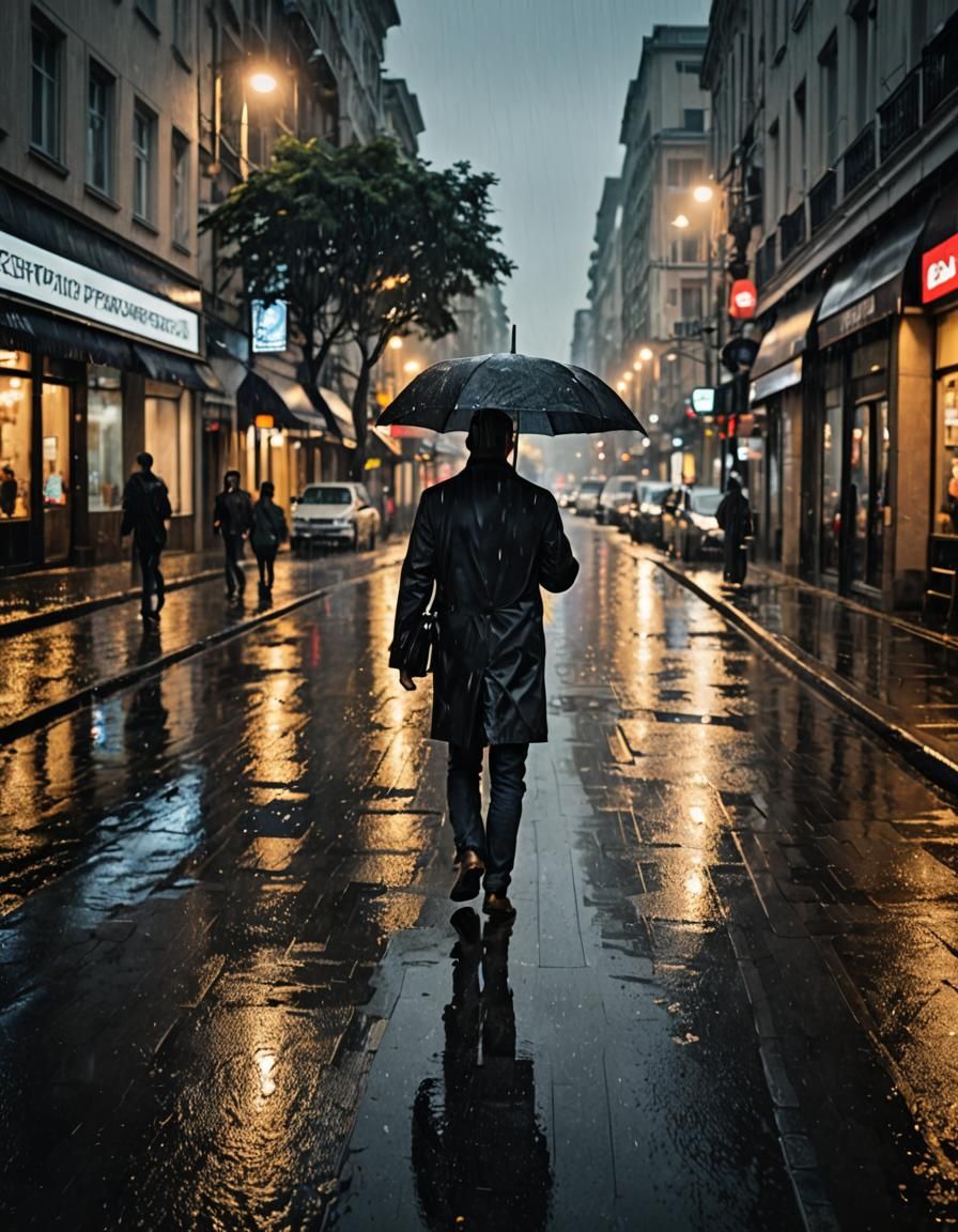 On the way home after work