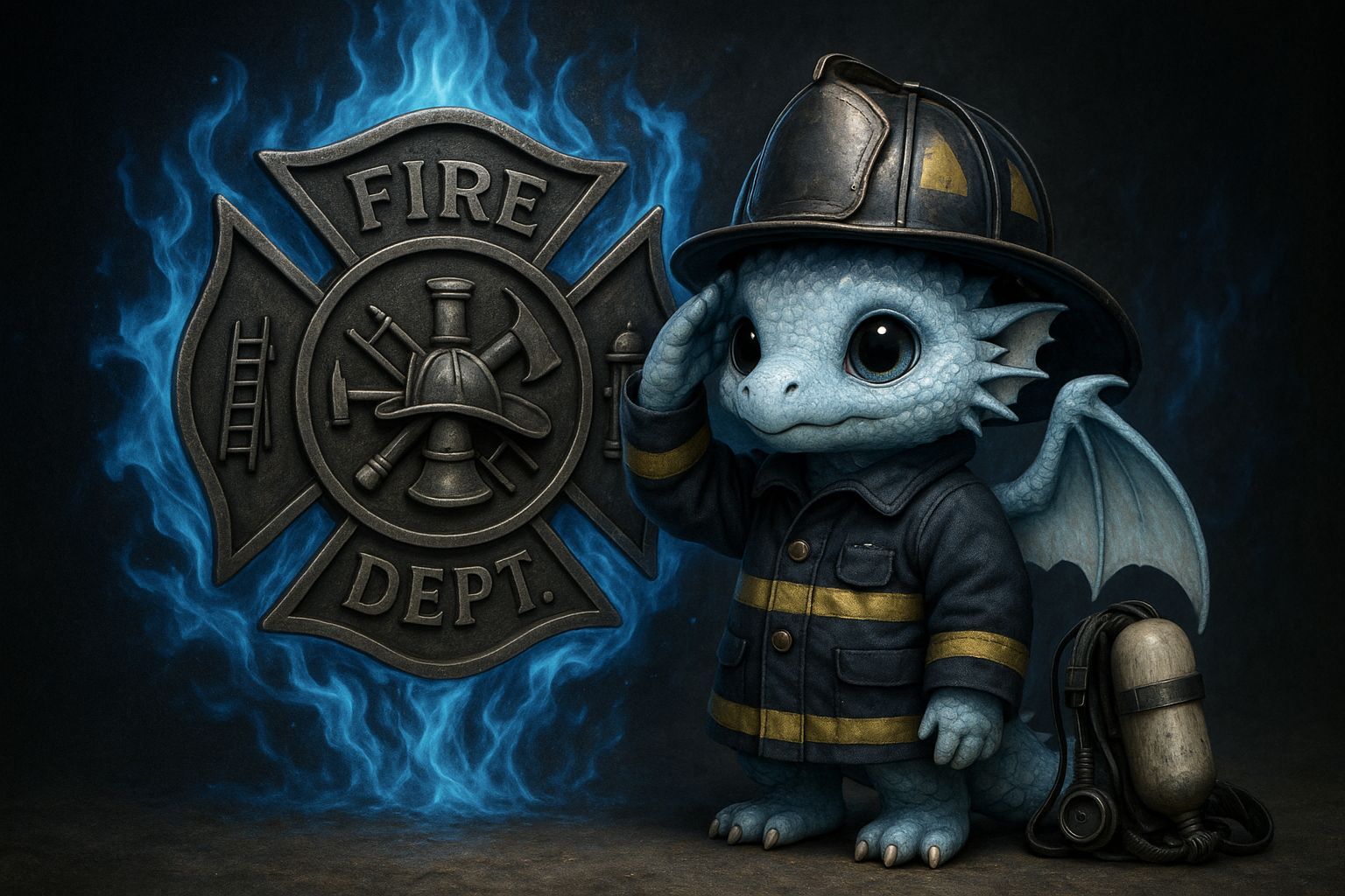 The Ice Dragon Firefighter