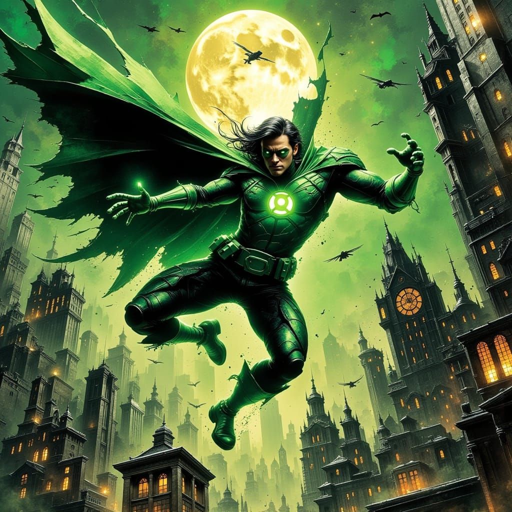 Steampunk Green Lantern