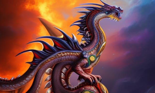 Jeweled Dragon: A Fantasy Masterpiece in Unreal Engine