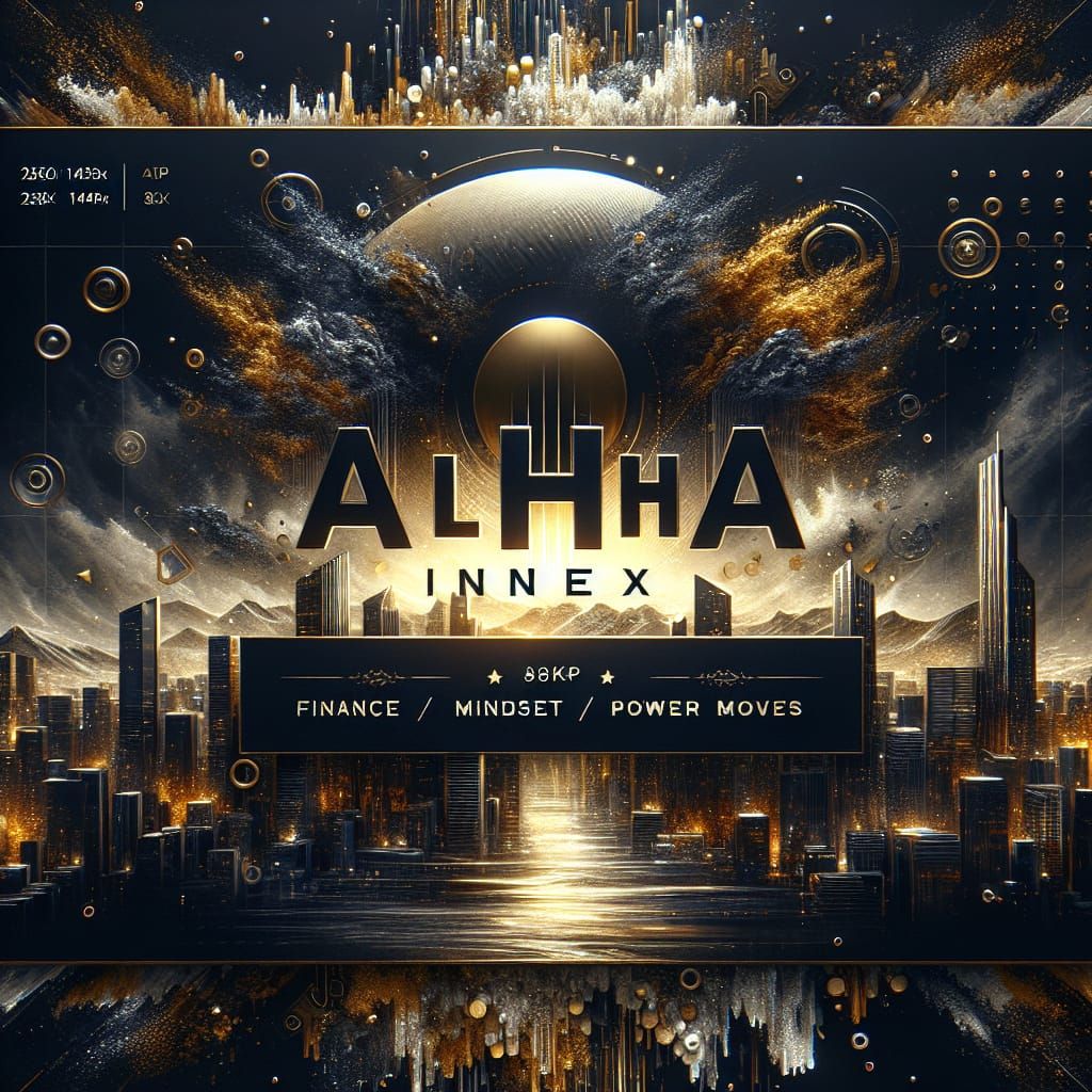 Luxury Finance and Motivation YouTube Banner in Dark, Gold, ...