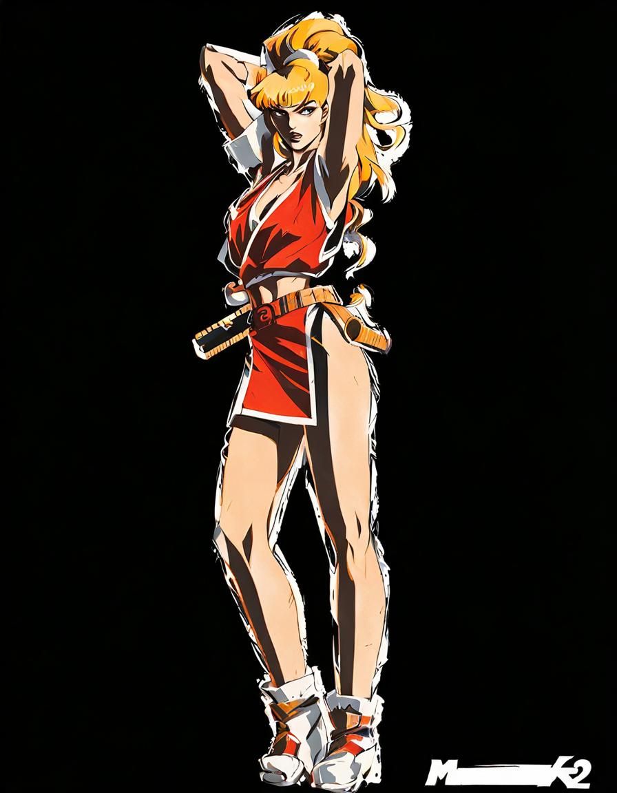 Maki From Final Fight 2: Detailed Concept Art