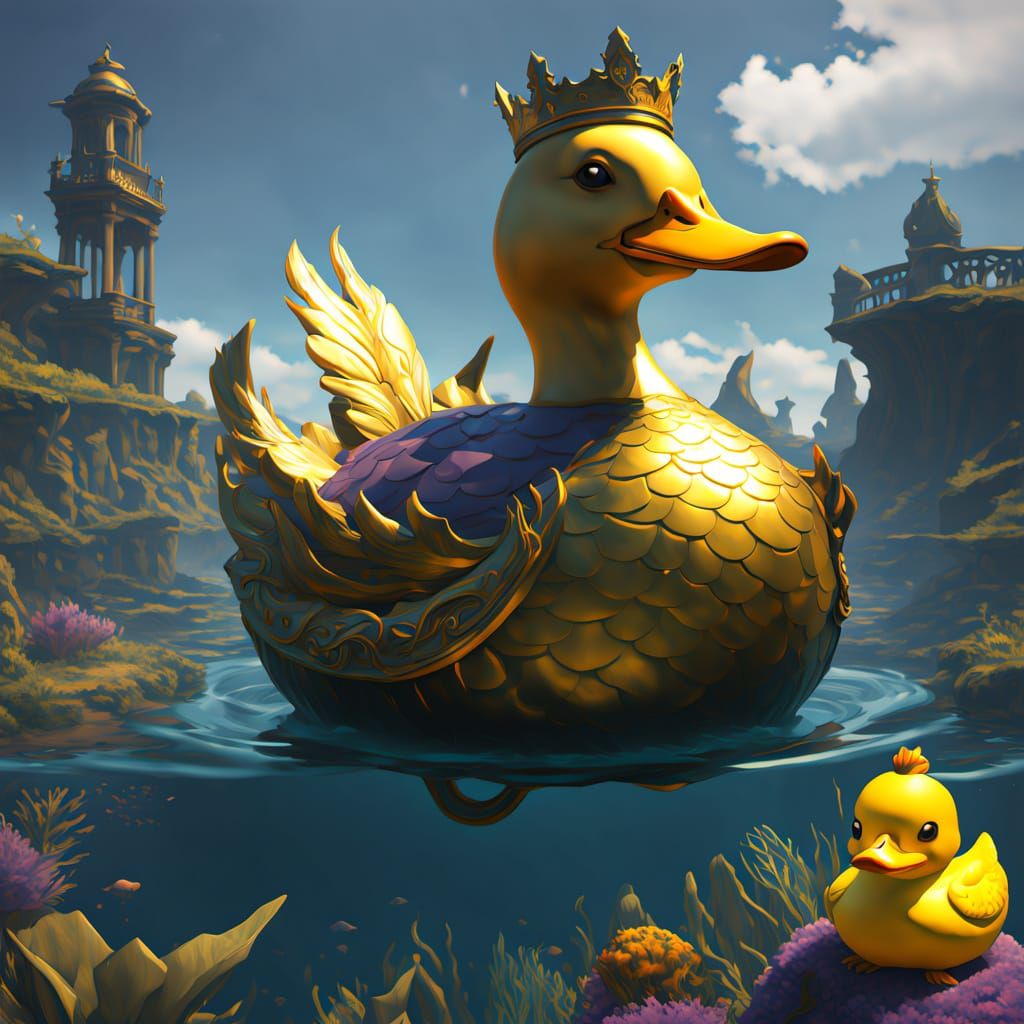 Dark Fantasy King Ducky Reigns Supreme