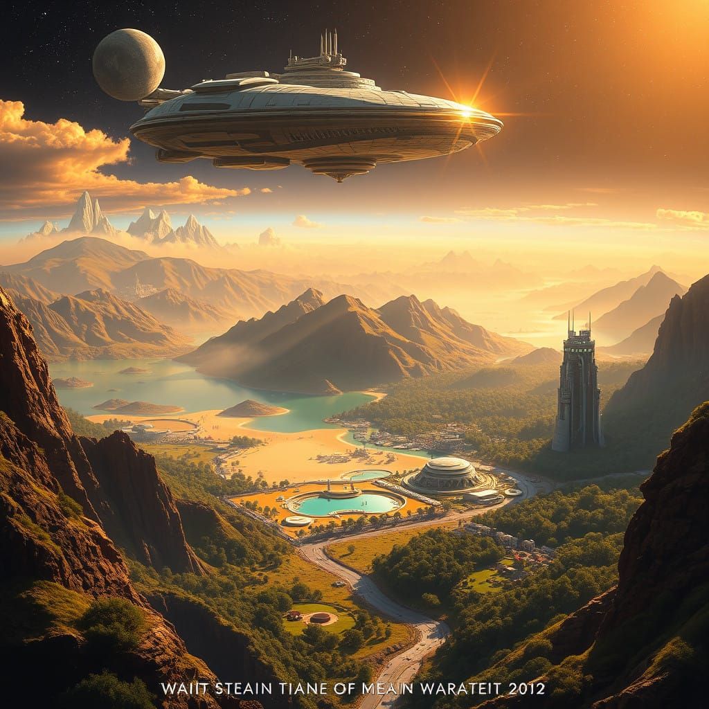 Galactic Renaissance: A Thriving Star Wars-Inspired Planet