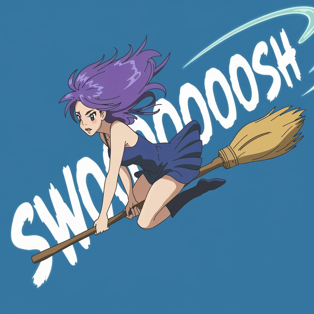 anime style, young beautiful stunning fit woman with purple ...