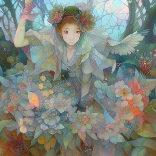 Enchanting Fairy Tale Scene in Victorian Style