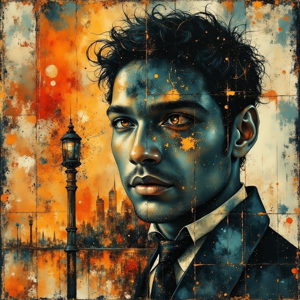 Glitch Art Fusion: Disorienting Photographic Composition