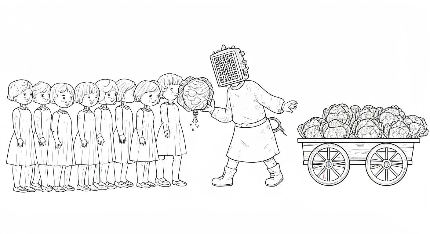 Girls in a Dark, Surreal Queue