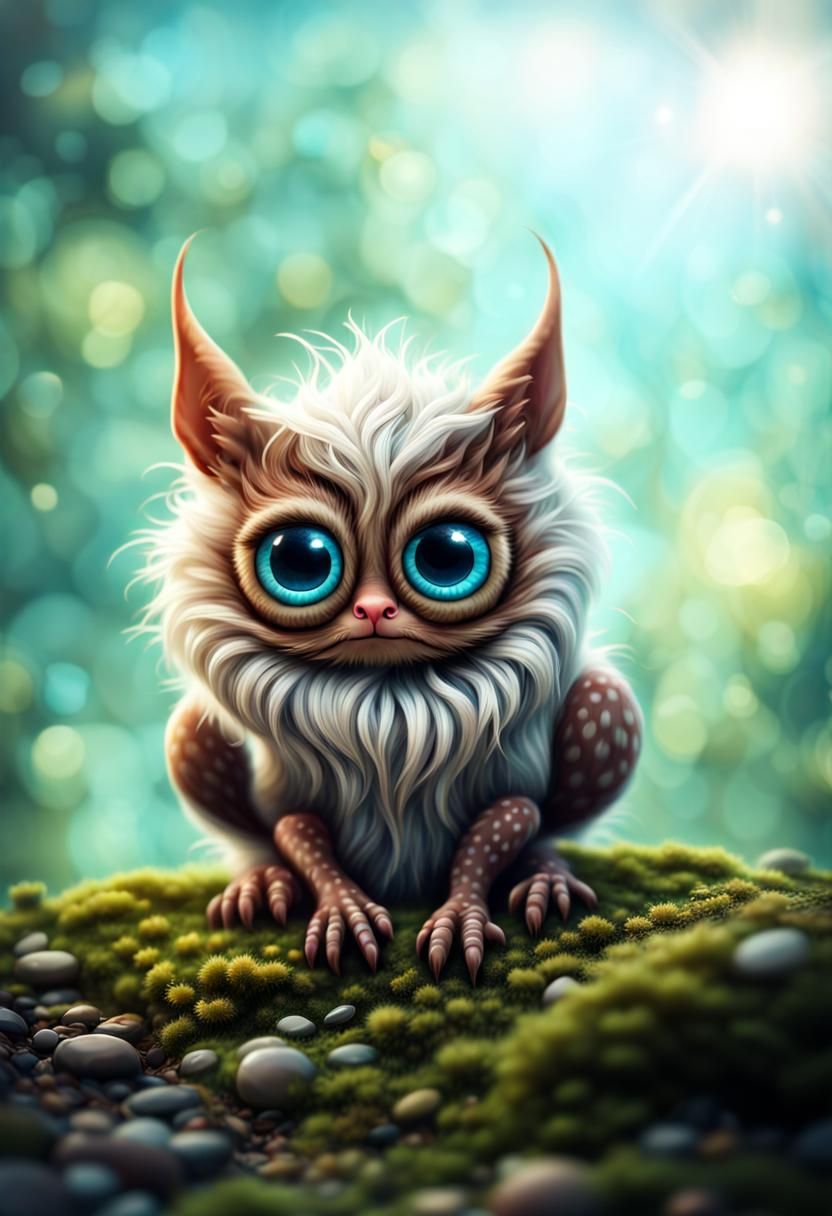 Adorable Furry Creature in a Magical Realm