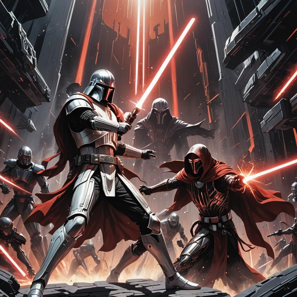 Epic Jedi Knight vs Sith Lord Duel