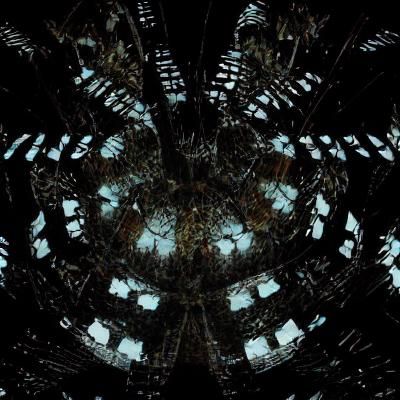 Spaceship Landing with Volumetric Lighting