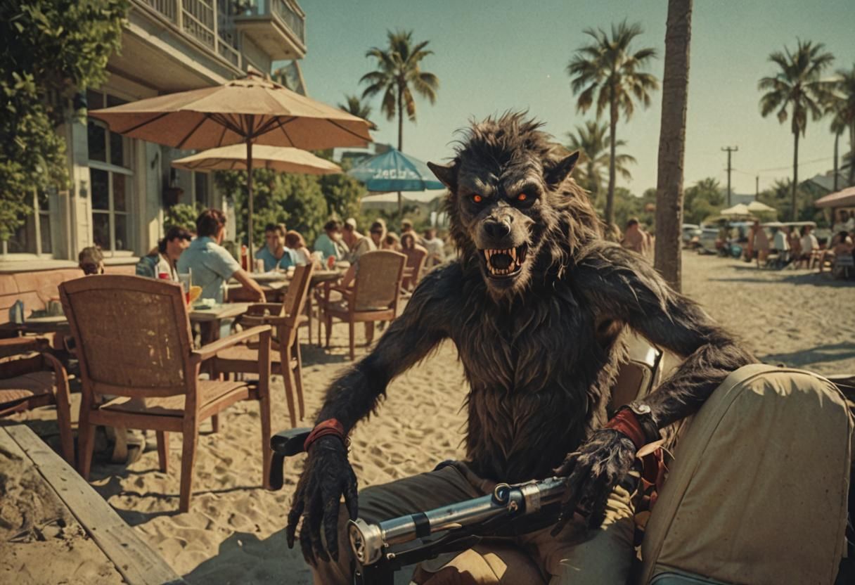 Werewolf's Cinematic Summer Vacation Film Still