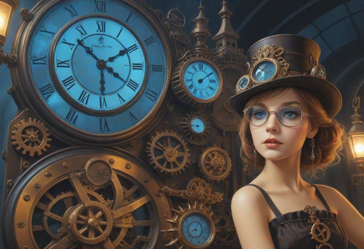 Mysterious Foggy Landscape in an Ethereal Style