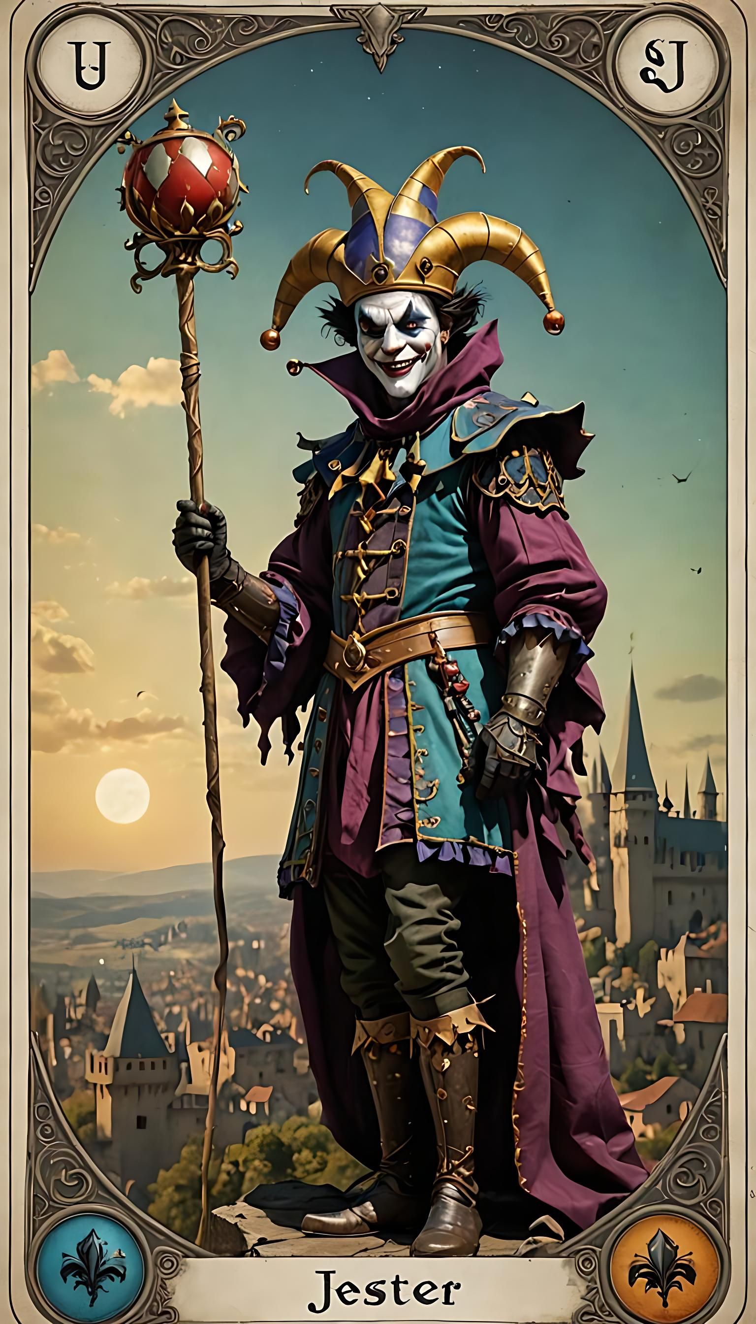 The Jester Tarot Card ...