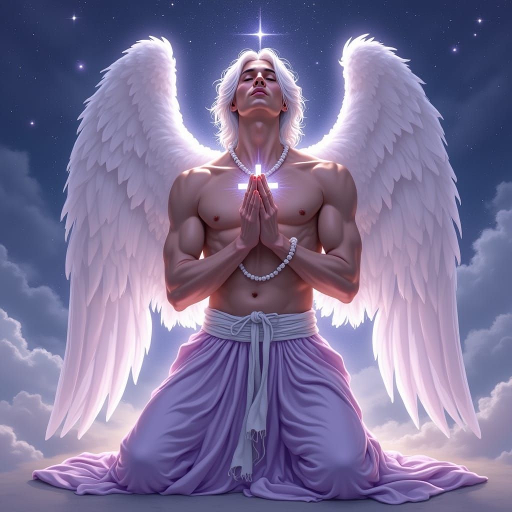 Archangel Selaphiel in Contemplative Prayer