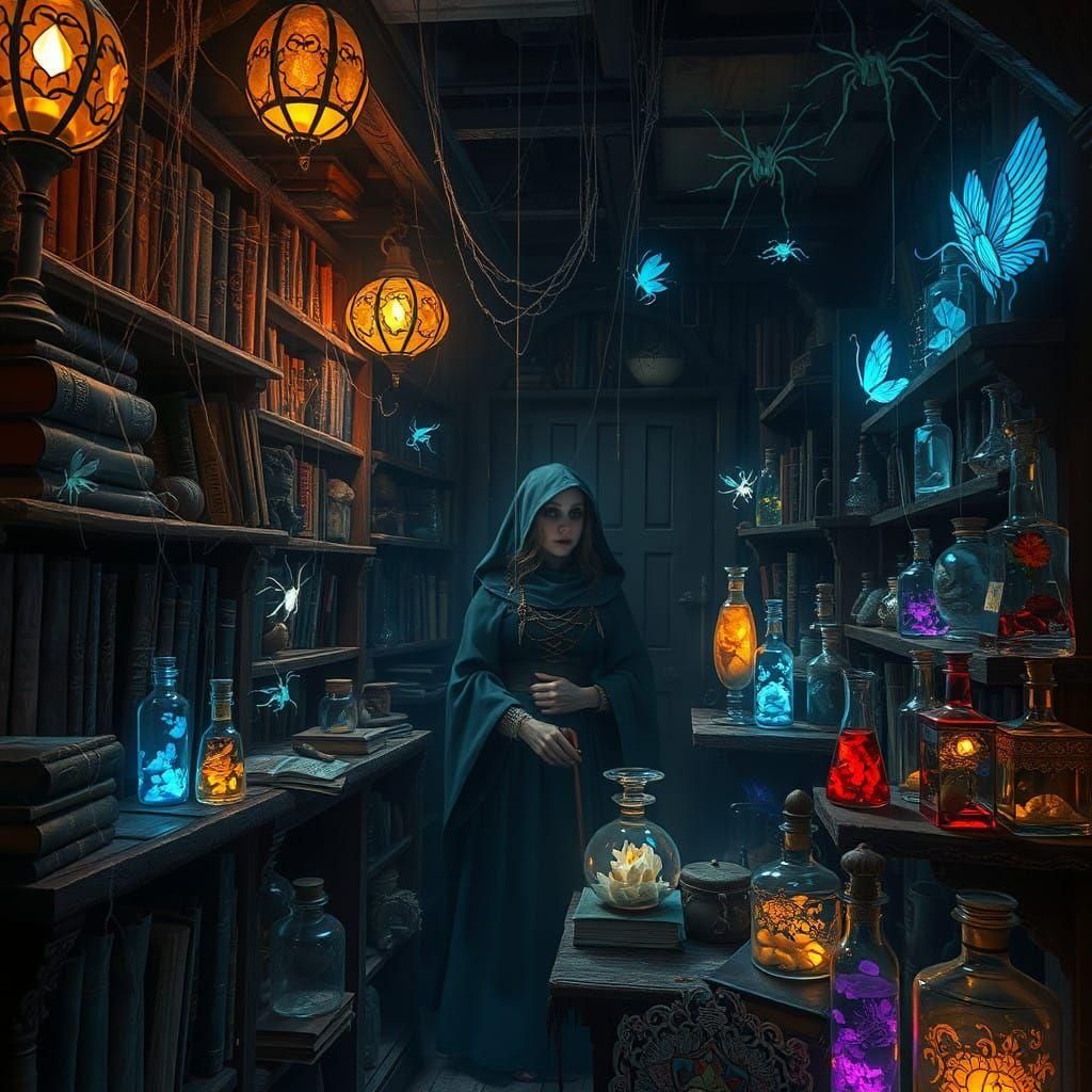 Enchanted Spell Shop of Whispers