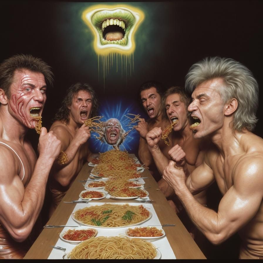 1980s Spaghetti Wrestling