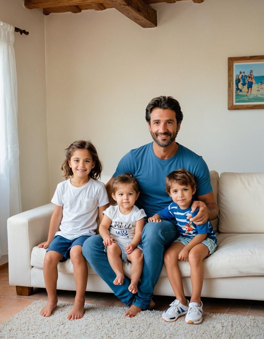 Family Portrait in Coastal Northwestern Spain