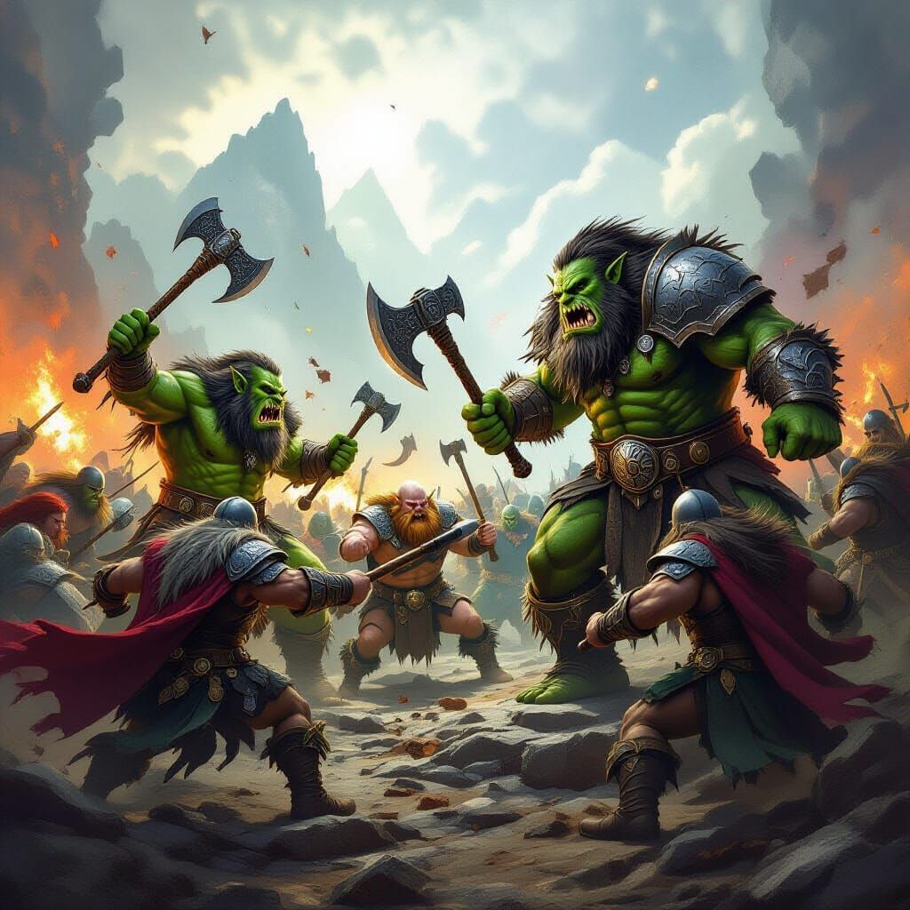 Dwarves Victorious in Epic Fantasy Battle Royale