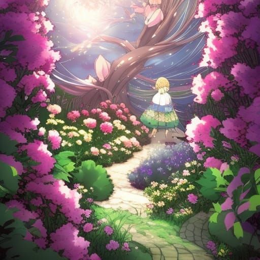 Secret flower garden
