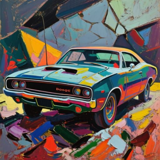 Muscle Car as Soutine Picasso Masterpiece