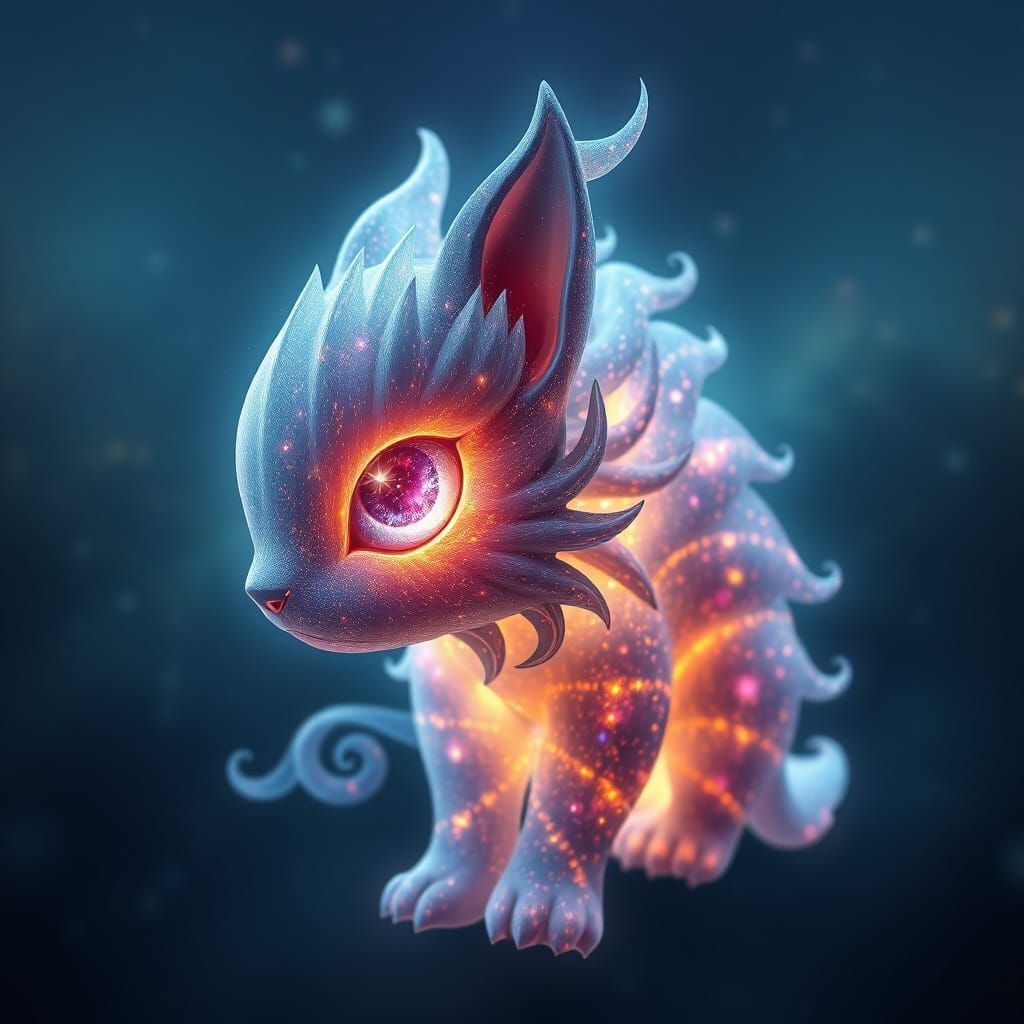 Divine, Hyper-Realistic Celestial Pet