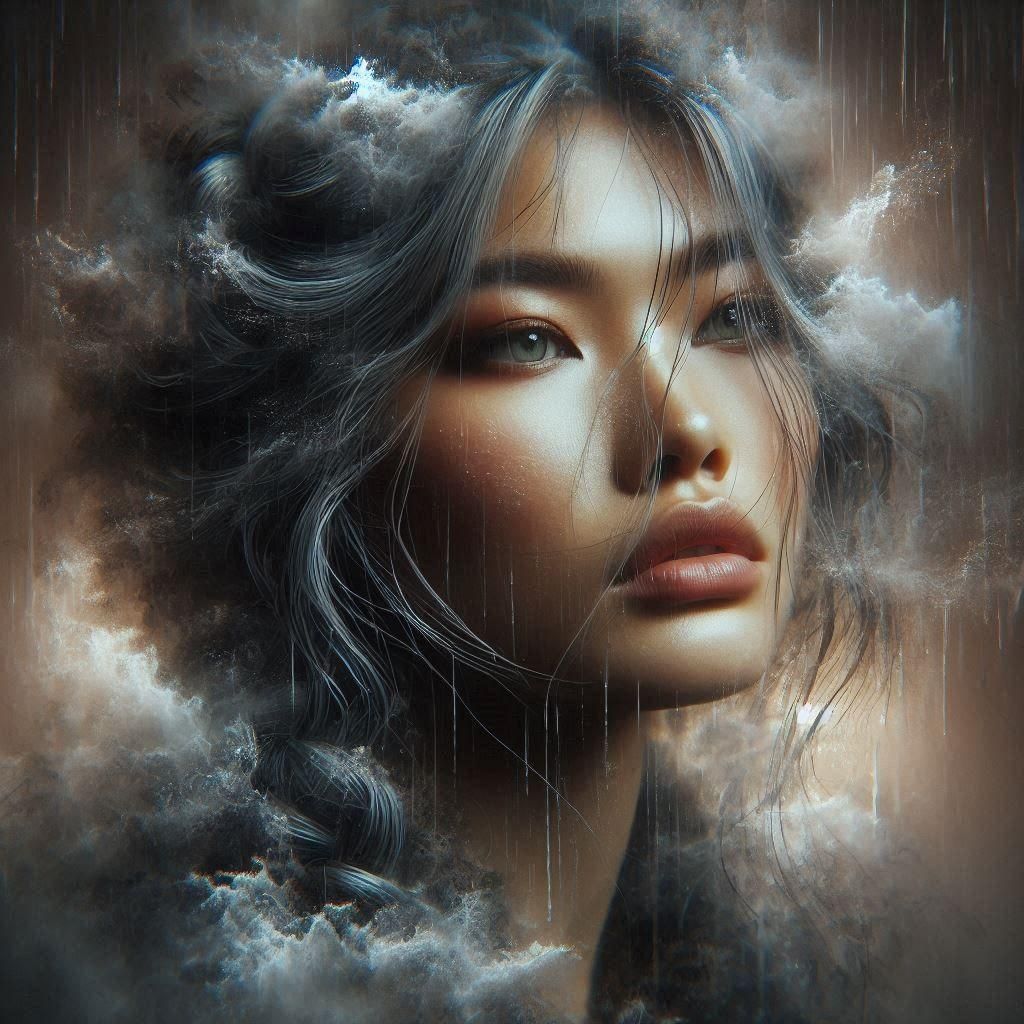 Classic Oil Painting with Textured Brushstrokes