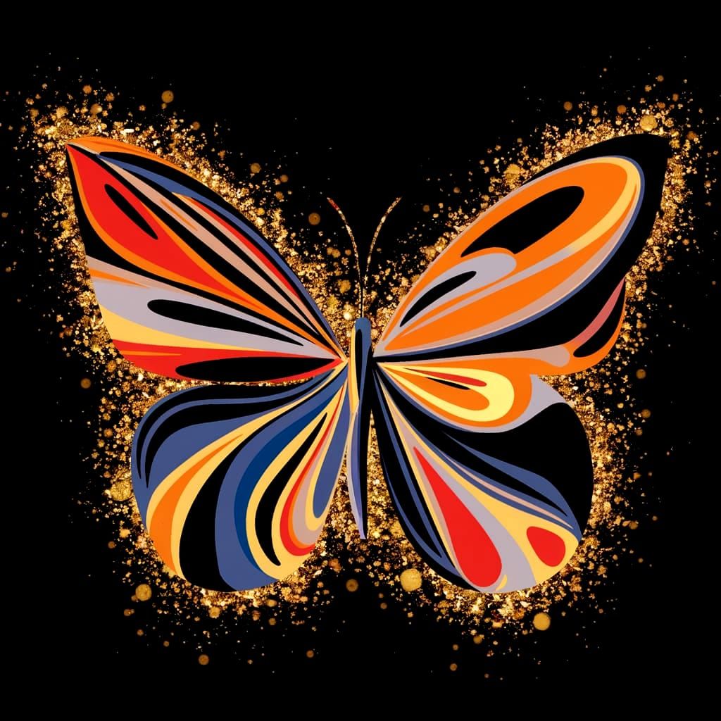Abstract Butterfly