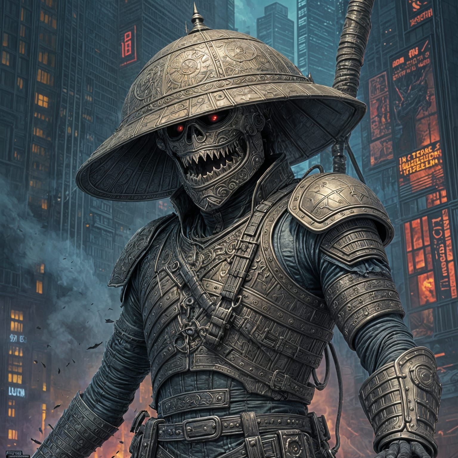 Horrorpunk Shredder Before the Technodrome, Comic Book Art