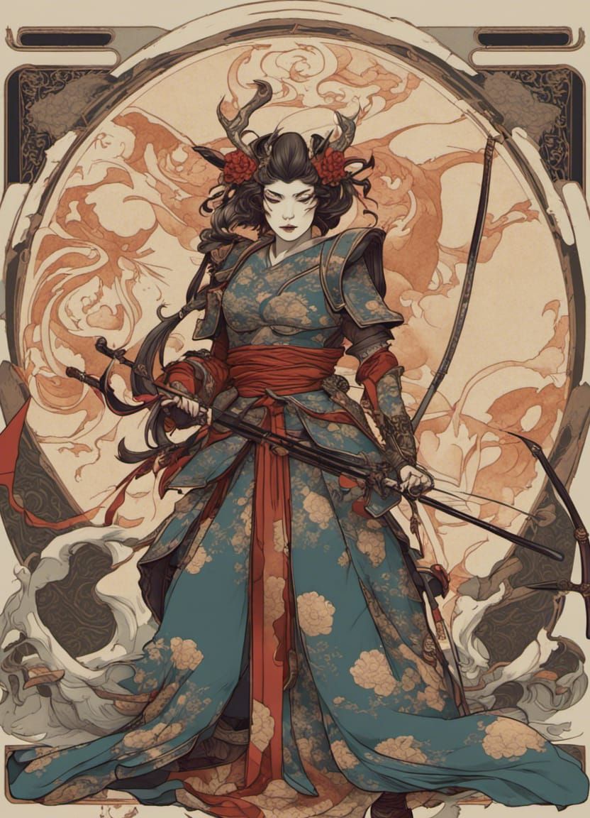 FEMALE DEMON SAMURAI