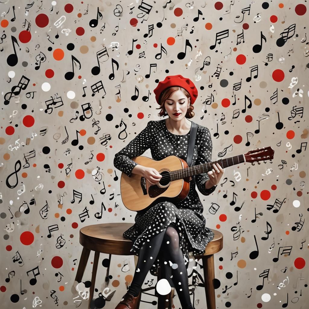 Come and enjoy the music of "Dot". The polka dot crazy singer always brings joy