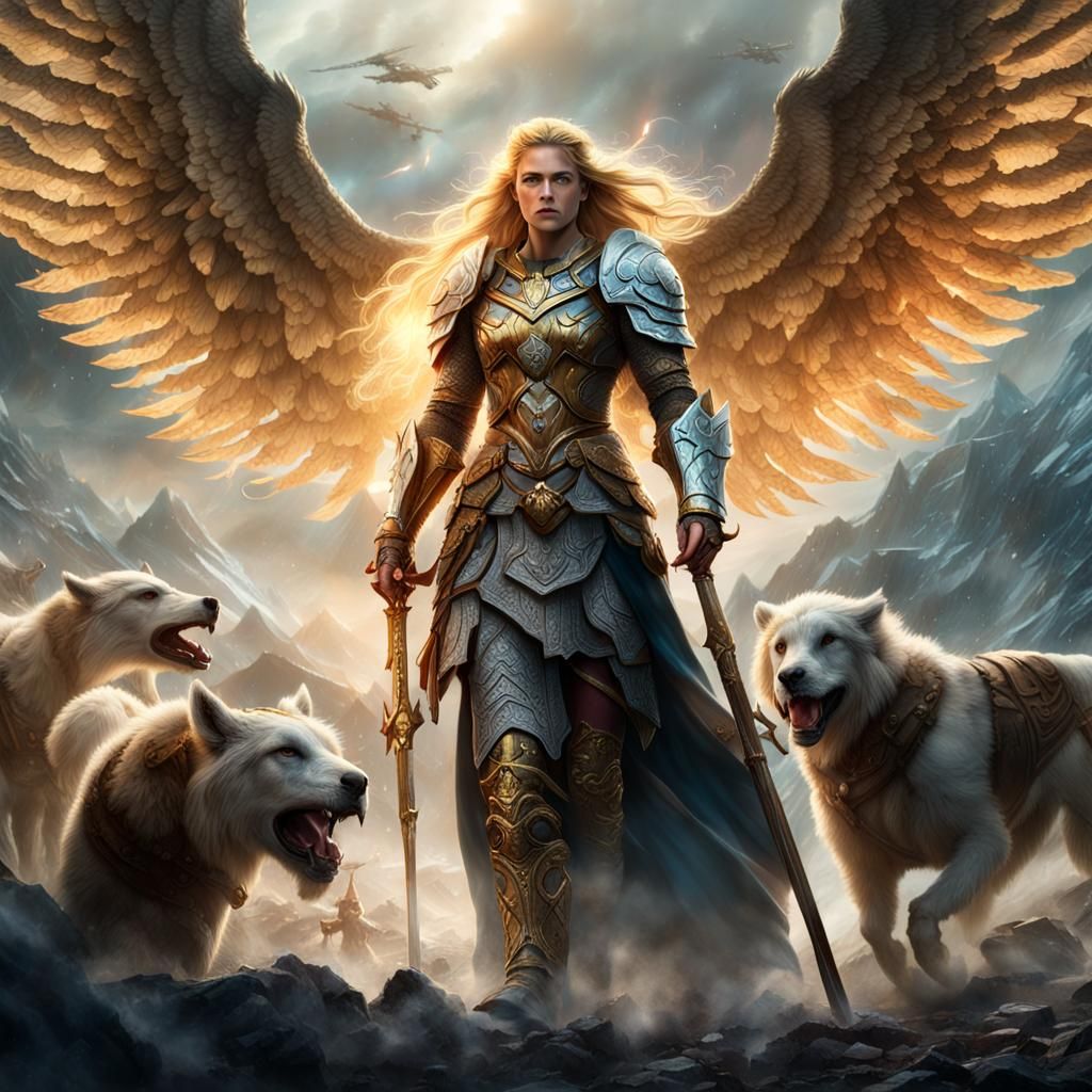 Freyja, Nordic Goddess of Love in Armor