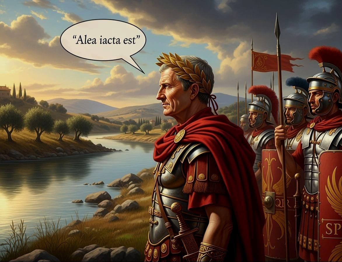 Caesar at the Rubicon: A Historical Painting