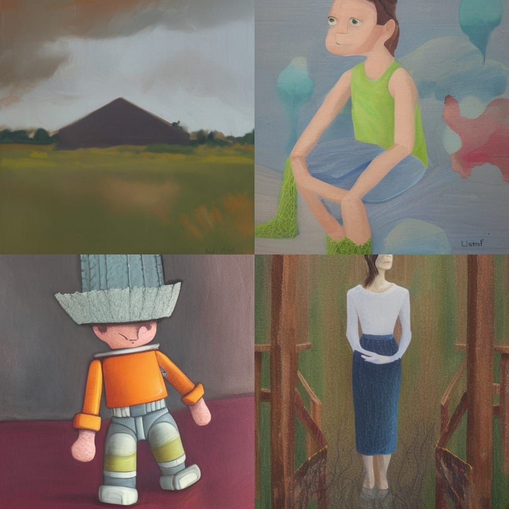 Classic American Portrait in Oil