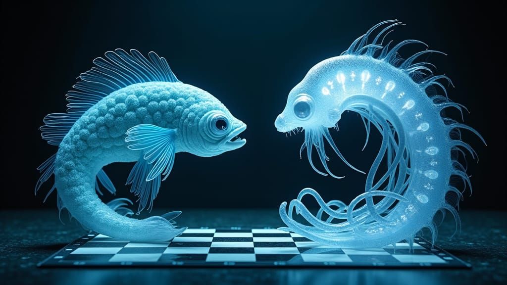 Oarfish and Jellyfish Chess Game