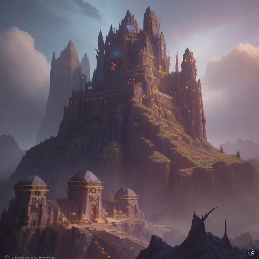 Fantastical Matte Painting of The D'Avoneese Clan