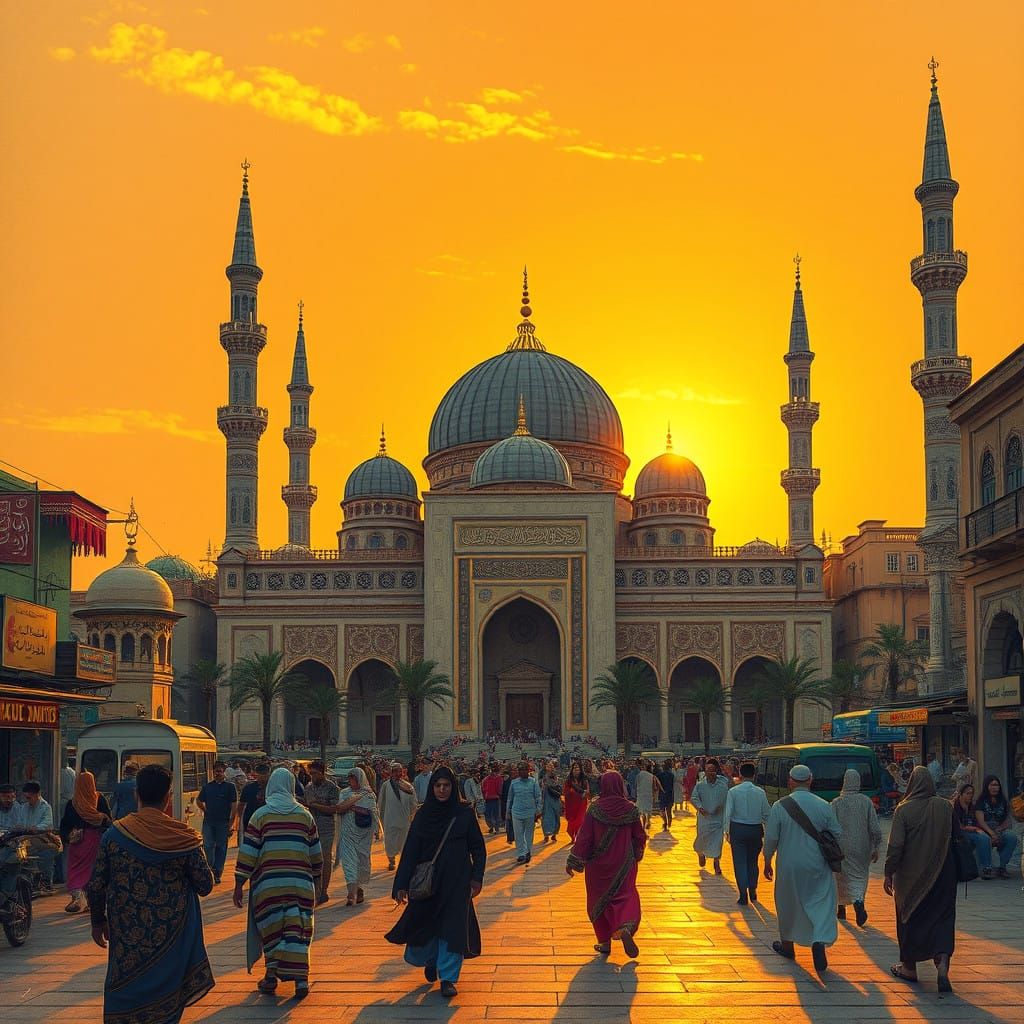 Majestic Mosque in Islamic Art and Architecture