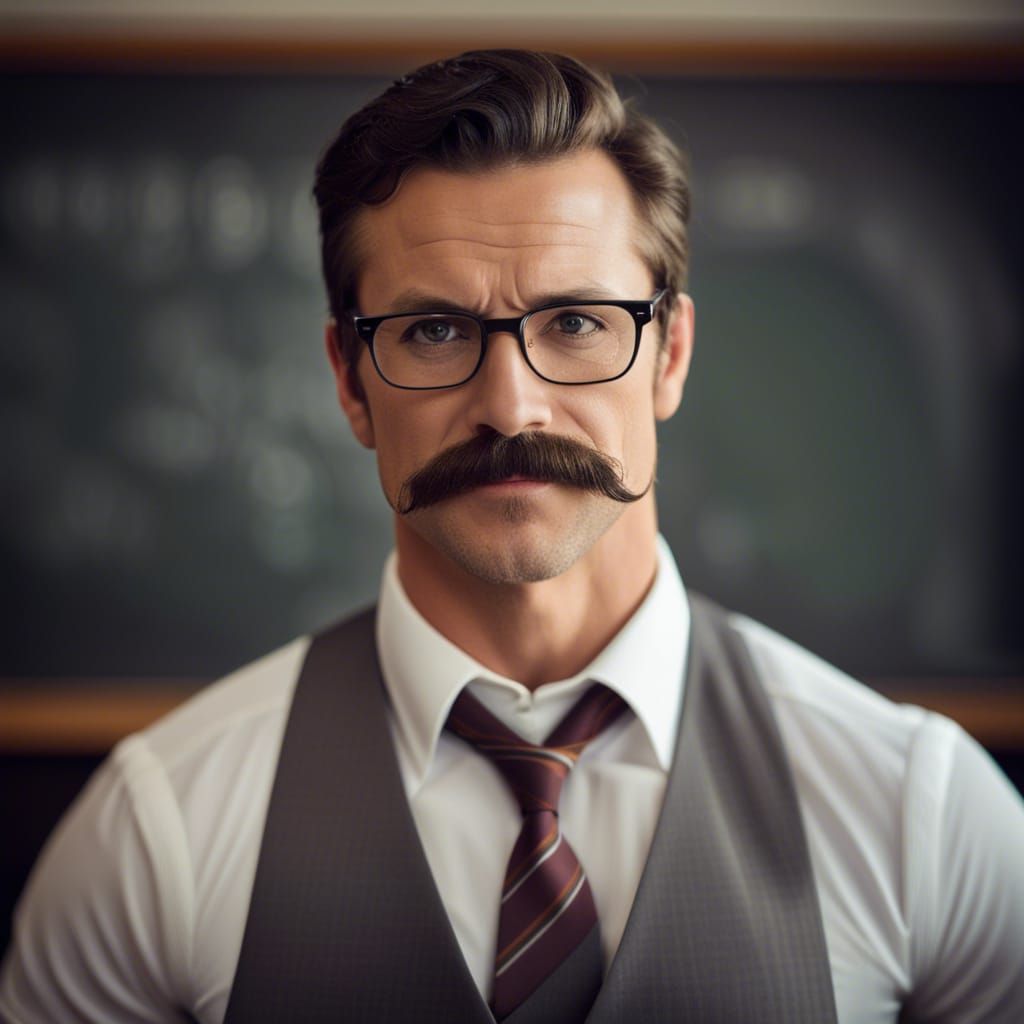 Teacher Portrait with Bokeh in Natural Lighting