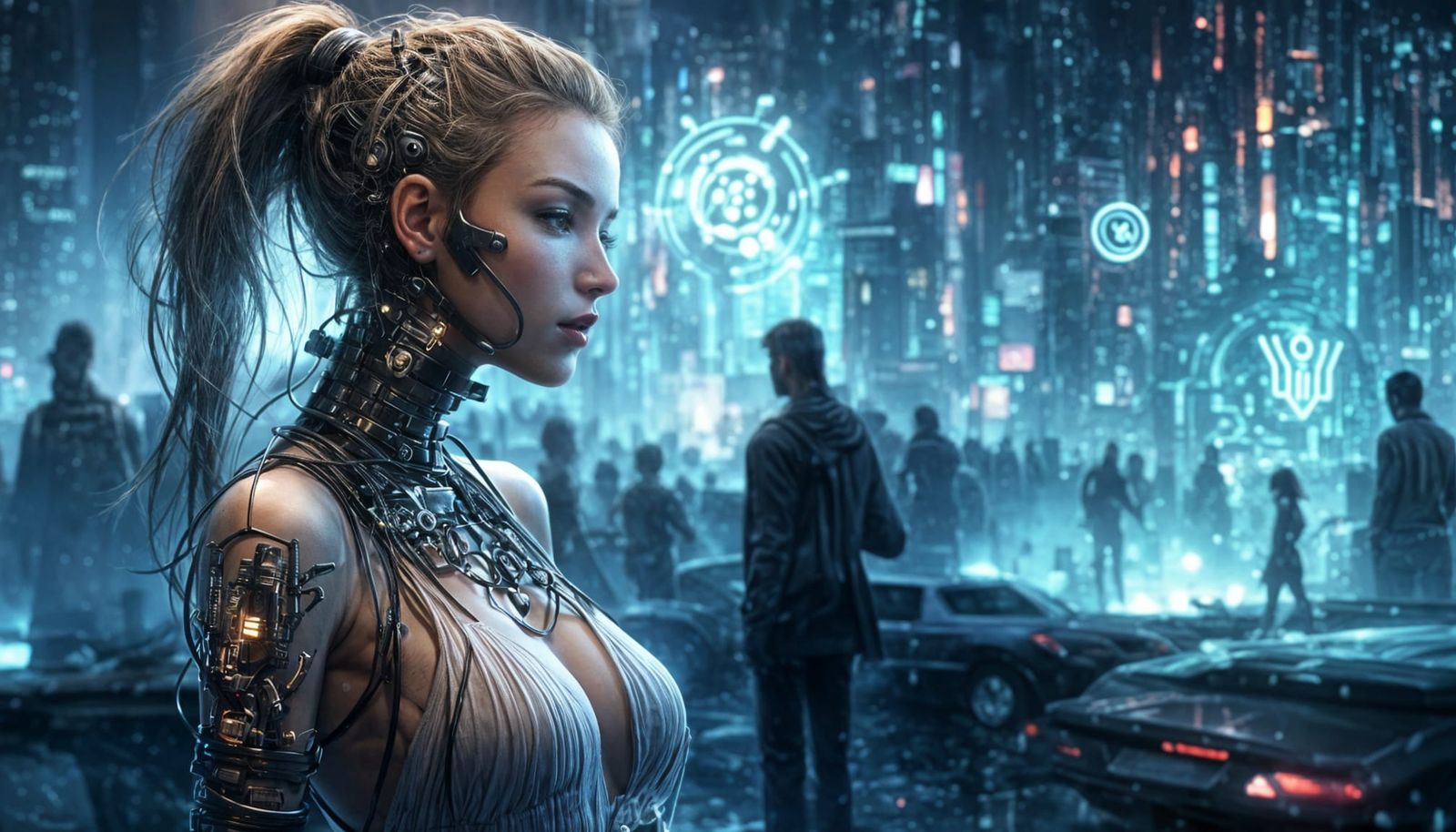 Android City in Fantasia Style