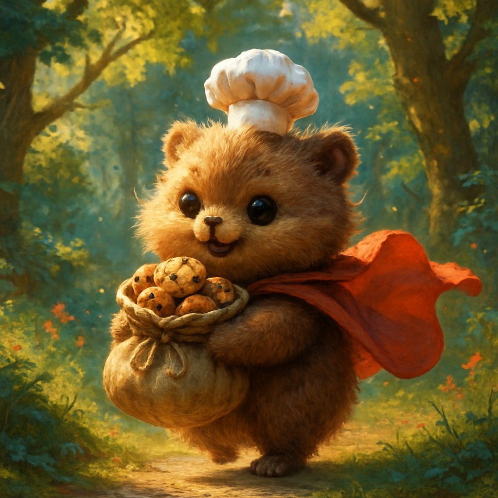 Whimsical Forest Fantasy with Furry Chef