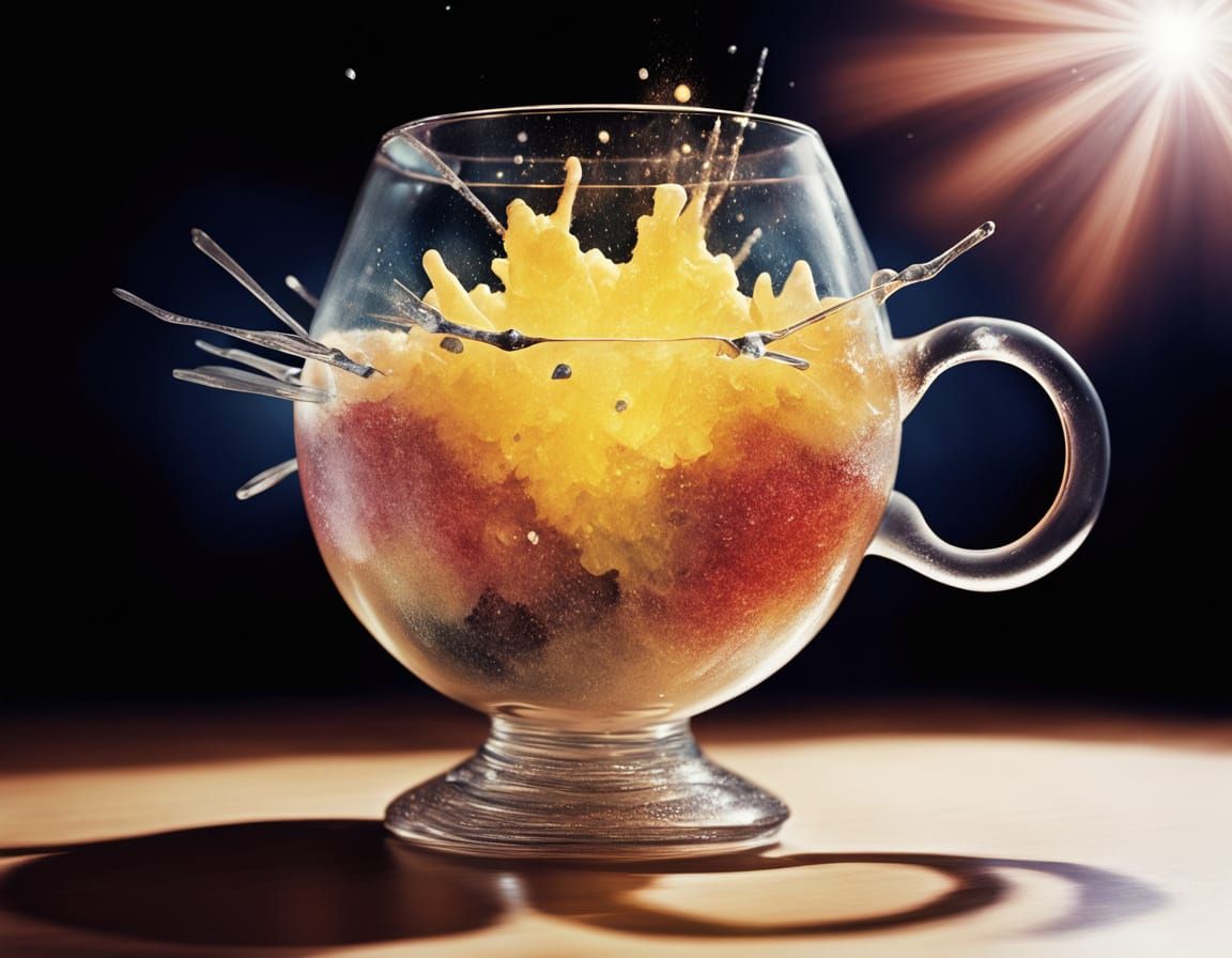 Inside-Out Photoillustration Debris of Human Curiosity