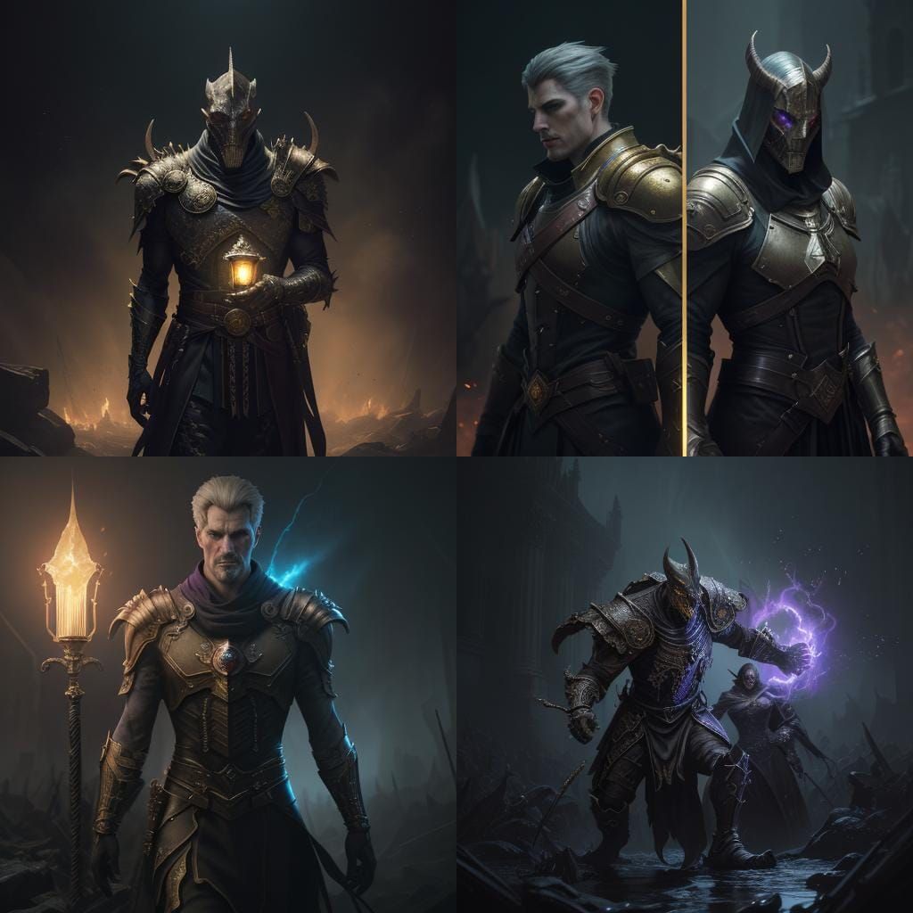 "Now who's the light and who is the devil? You can't decide,...