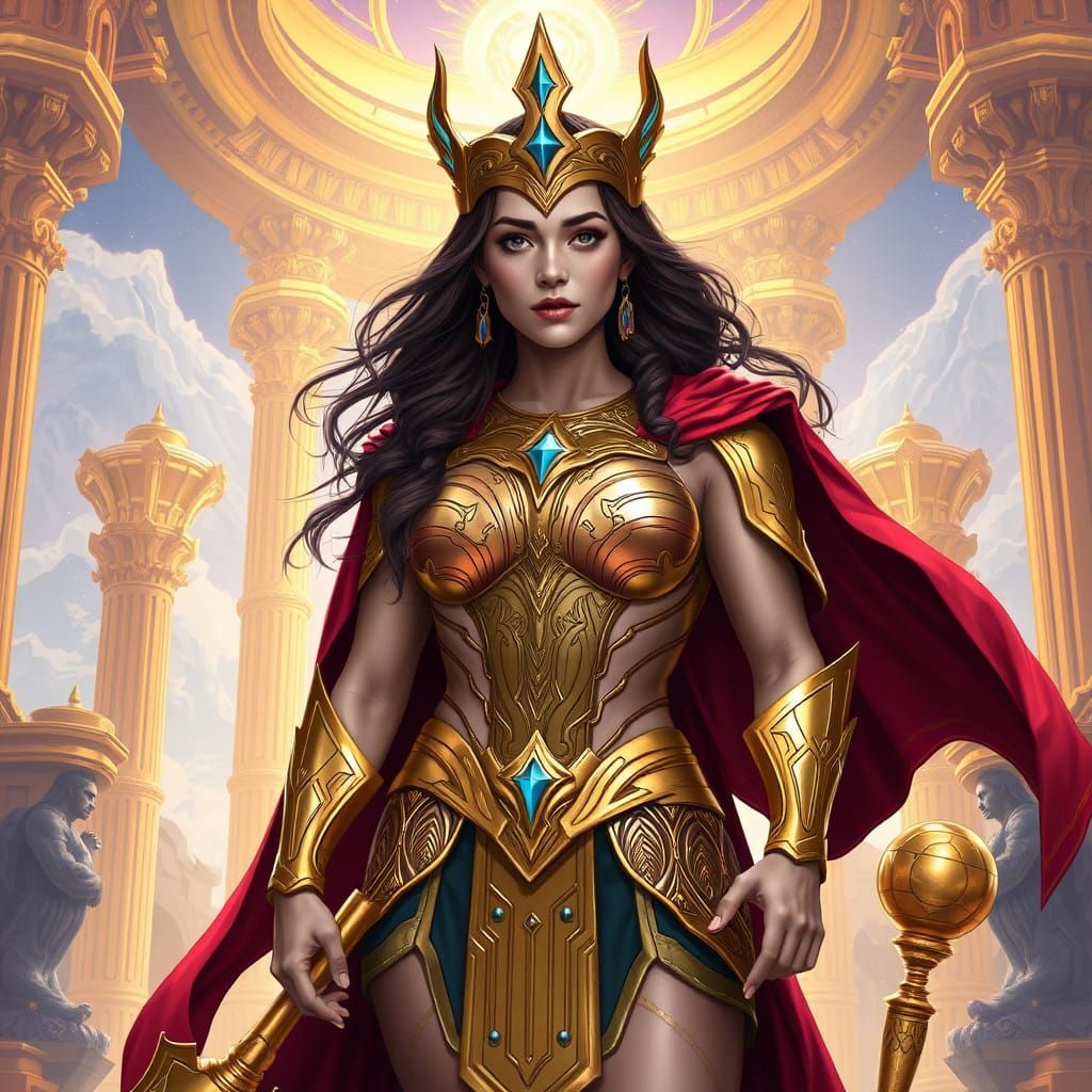 Kat Dennings as Deja Thoris in Vibrant Asgardian Costume