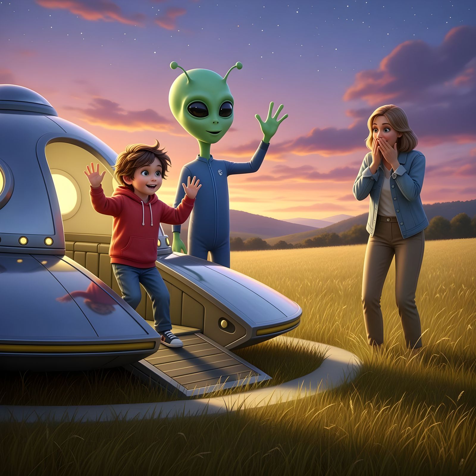 Mom, I Made a Friend!