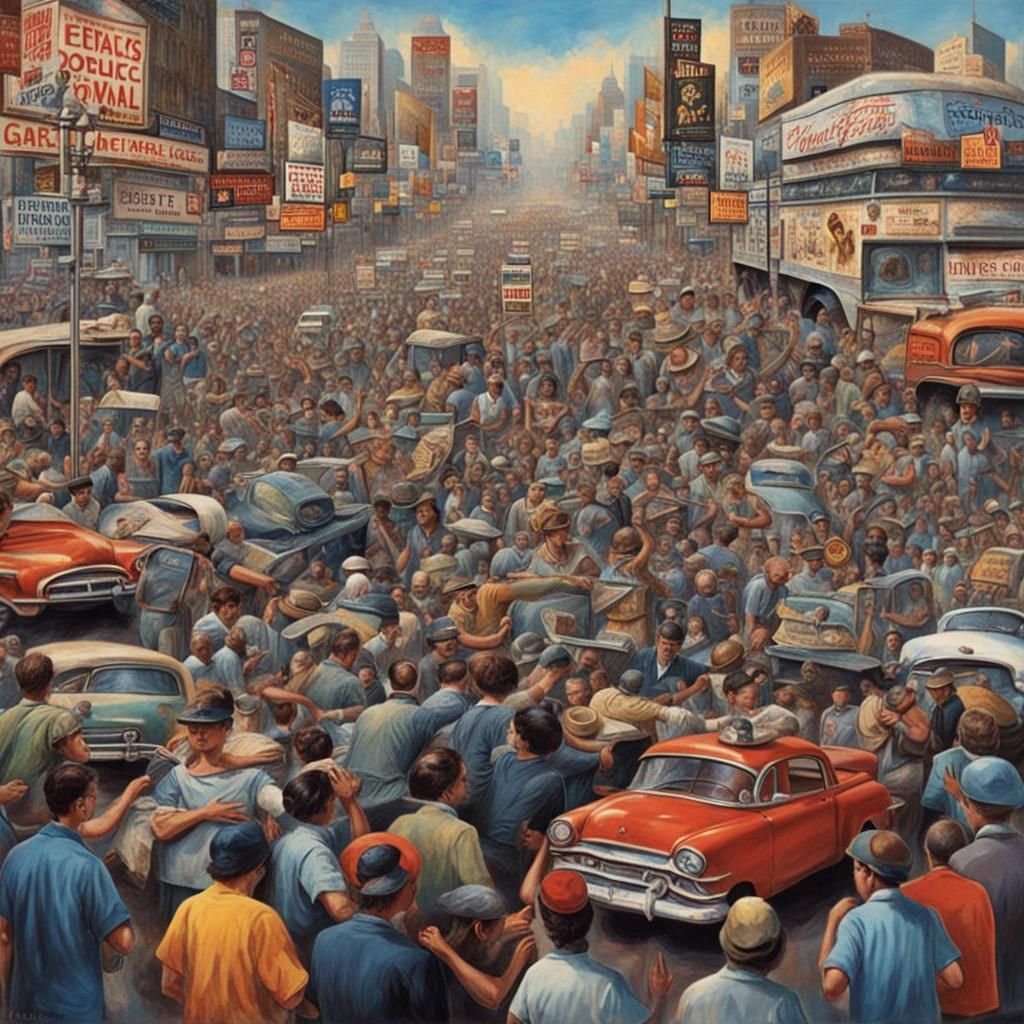 Evocative Image Designed to Spark Debate