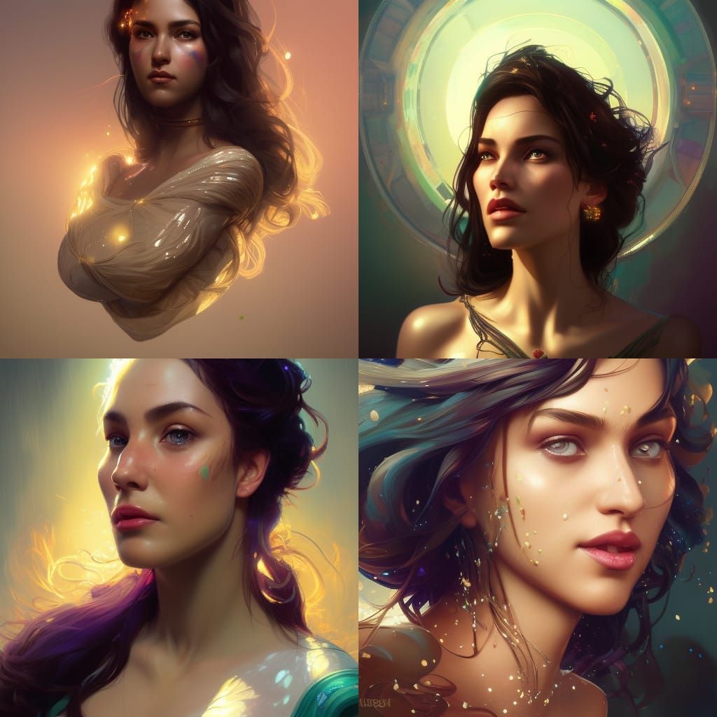 Ismeralda Portrait in Hyperdetailed Lighting