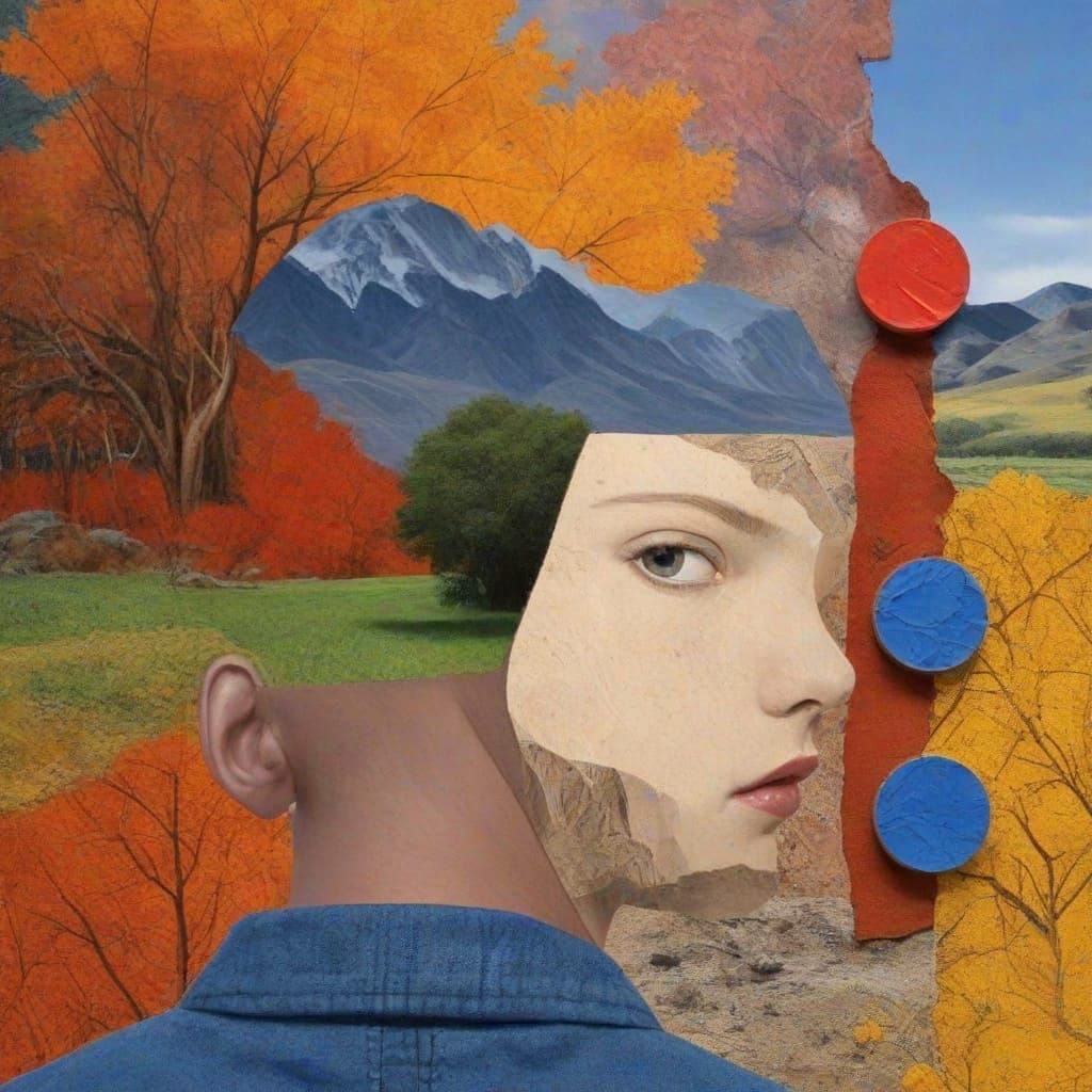 Modern Landscape Portraits in Contemporary Art Style
